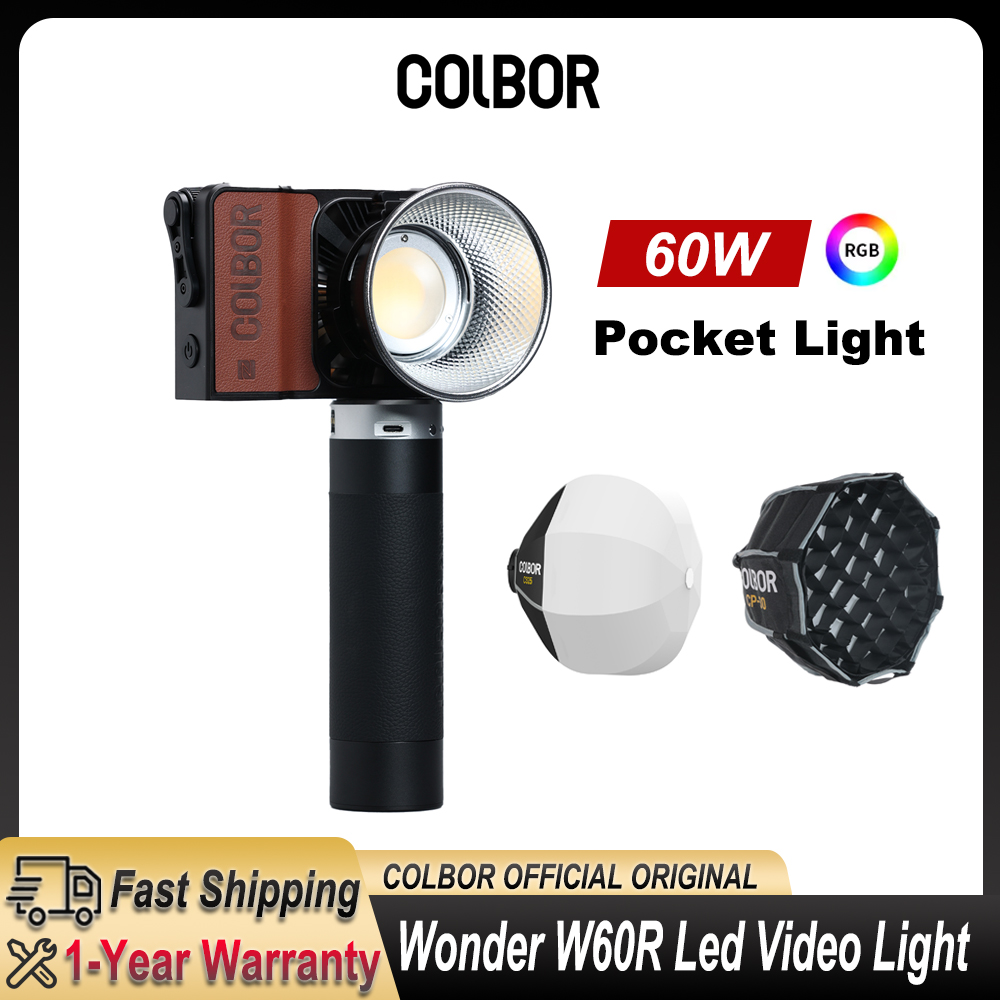 콜보르 원더 W60 RGB LED 비디오 라이트 포켓  - Outdoor Lighting Video Shooting 리뷰 및 가격