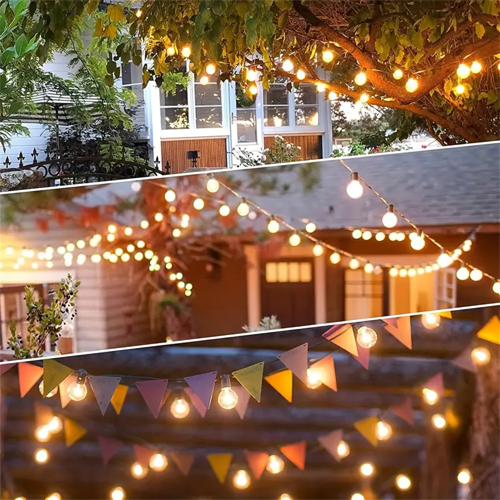 야외 스트링 조명, G40 글로벌 LED 정원 조명,  - String Light Bistro 리뷰 및 가격