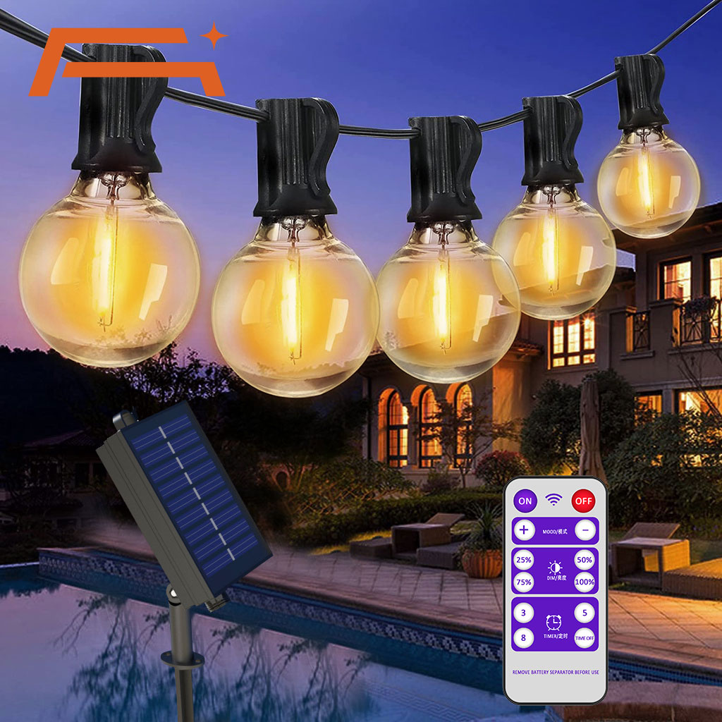 태양열 스트링 조명 야외 G40 파티오 조명(LED 비 - String Light Bistro 리뷰 및 가격
