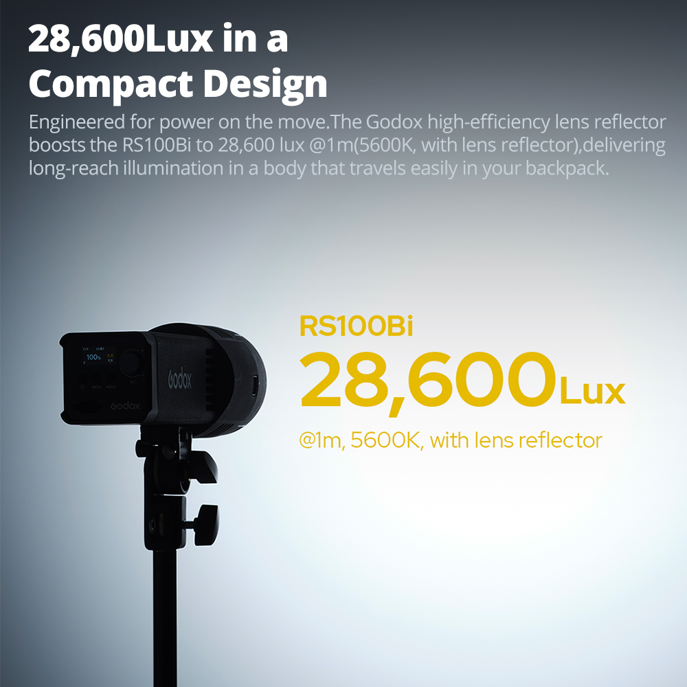GODOX RS100Bi 28600Lux 바이컬러 RS - Outdoor Lighting Video Shooting 리뷰 및 가격