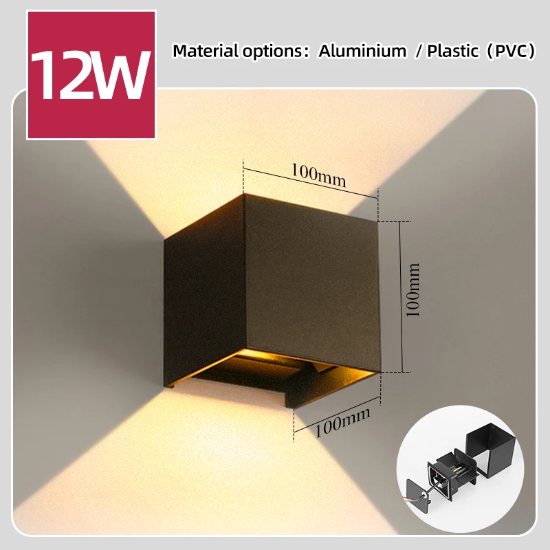 LED 벽 램프 4/6/8/10W Led 벽 보루 조명 - Outdoor Lighting Glass Replacement 리뷰 및 가격